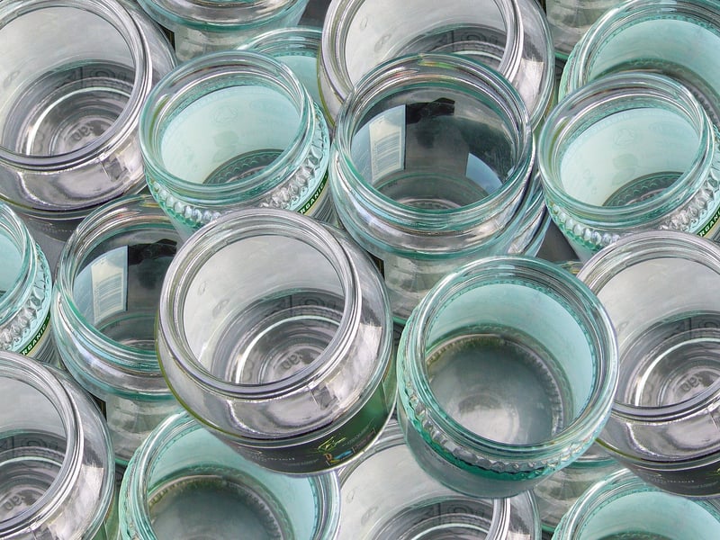Repurposed Glass Jars